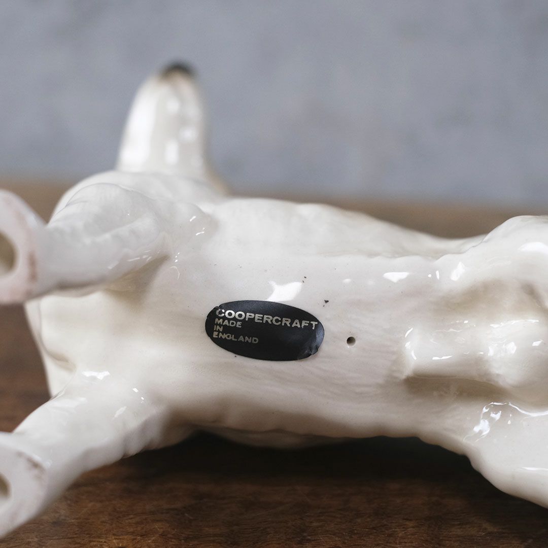 ヴィンテージフィギリン 犬 イギリス 陶器 置物9