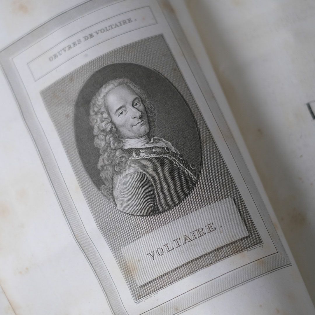 ヴィンテージ洋書 ヴォルテール 1835年刊行 フランス哲学書