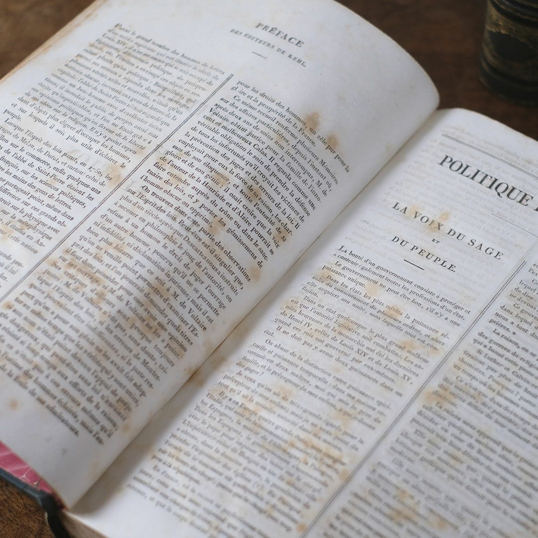 歴史的価値あるアンティークブック Voltaire全集