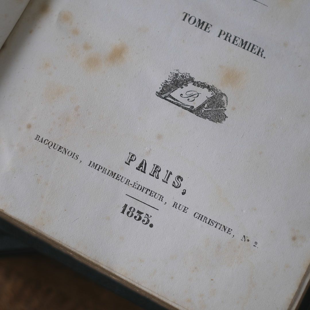 9世紀 フランス文学書 Voltaire 全集 パリ出版