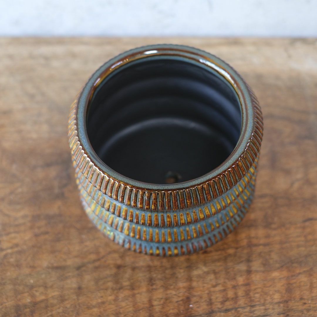 童話の鉢植えシリーズ 陶器のプランター オーロラリムポット5