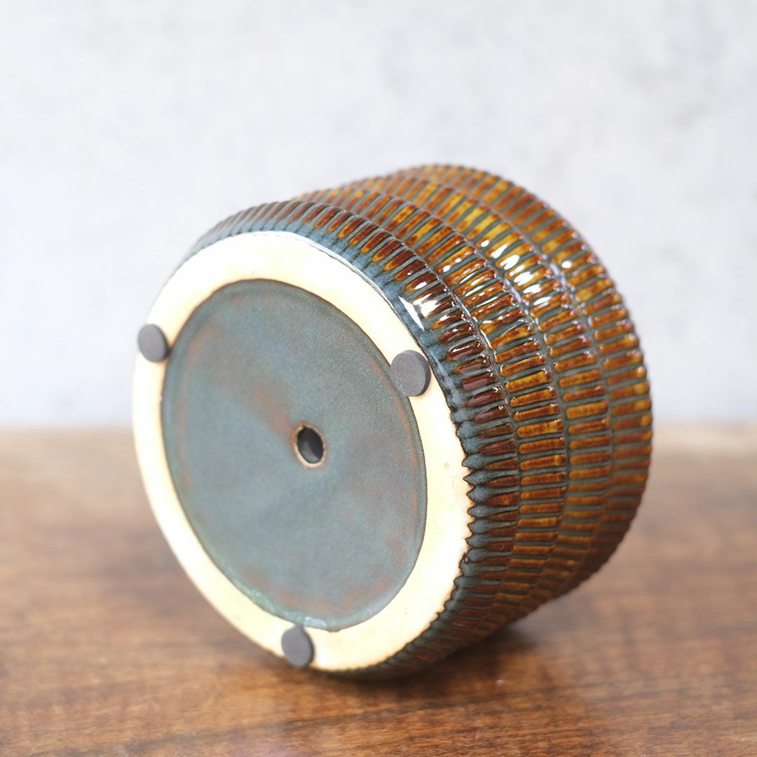 童話の鉢植えシリーズ 陶器のプランター オーロラリムポット6