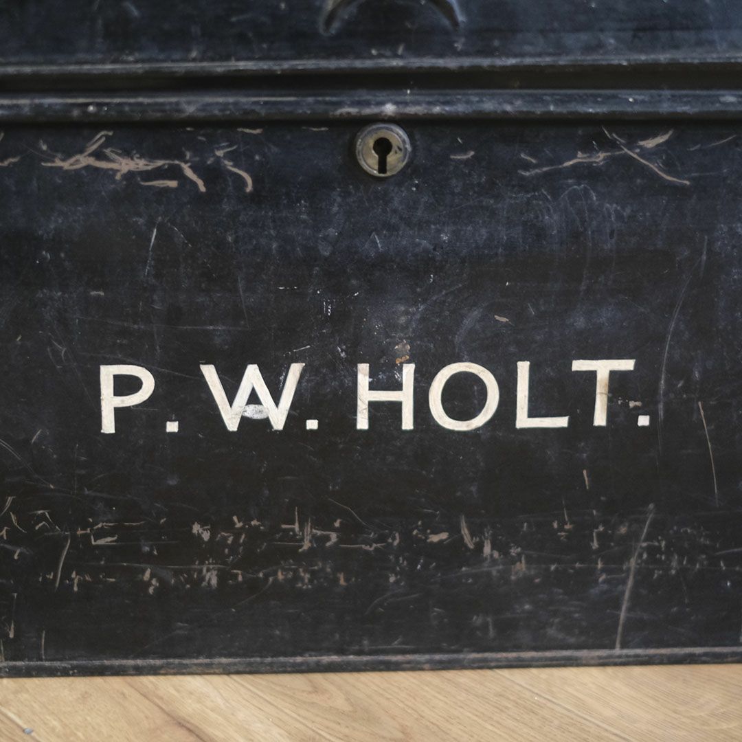 アンティークブリキボックス P.W.HOLT イギリス 蓋付収納箱7