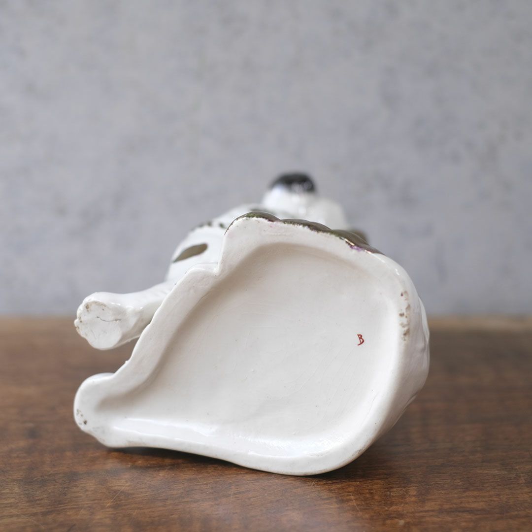 アンティークスタッフォードシャードッグ イギリス 陶器の犬の置物10