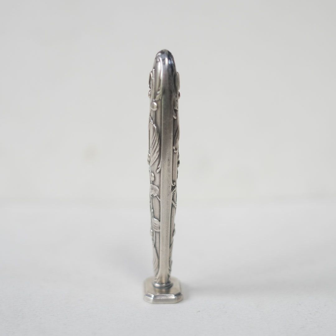 アンティークモノグラムスタンプ シーリング シルバー 純銀 鈴蘭 リリー4