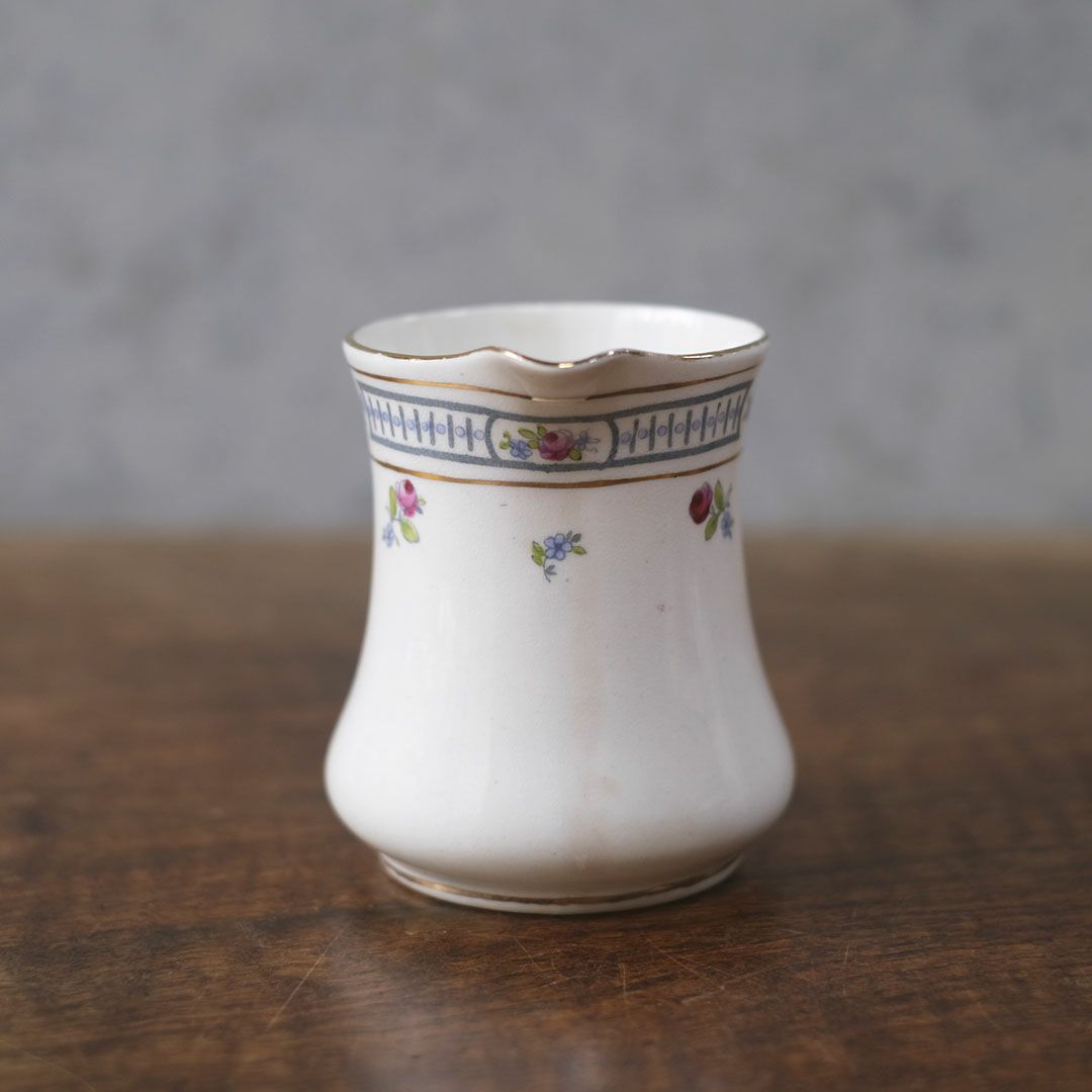 アンティークミルクジャグ 花柄 クリーマー 陶器 イギリス3