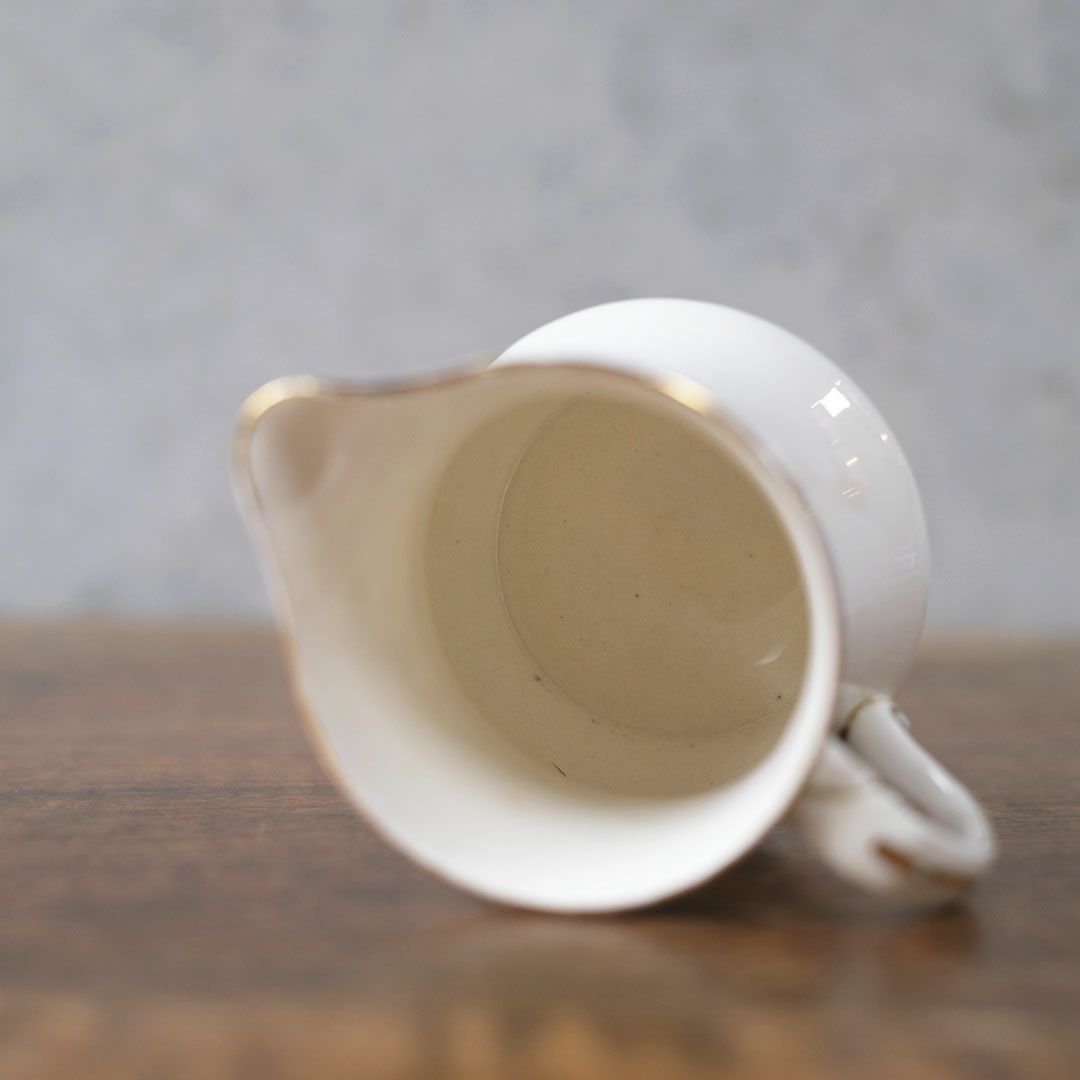 アンティークミルクジャグ 花柄 クリーマー 陶器 イギリス5