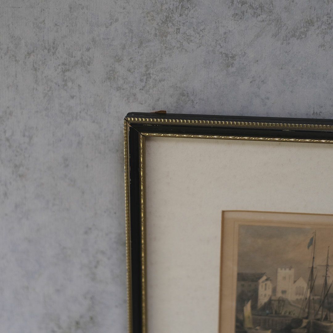 アンティーク リトグラフピクチャー イギリス 風景 石版画6