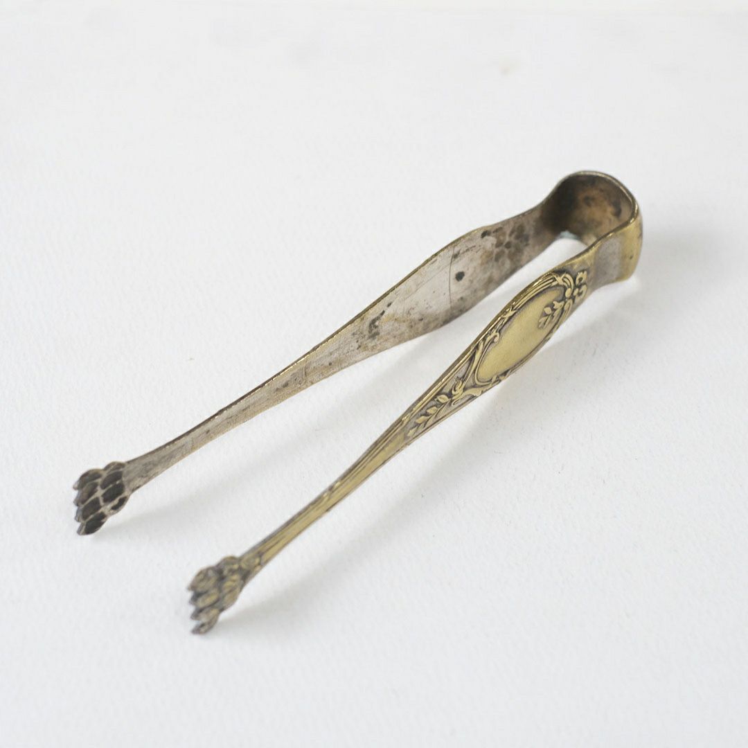 アンティーク トング 鳥獣爪 シュガートング アイストング フランス4