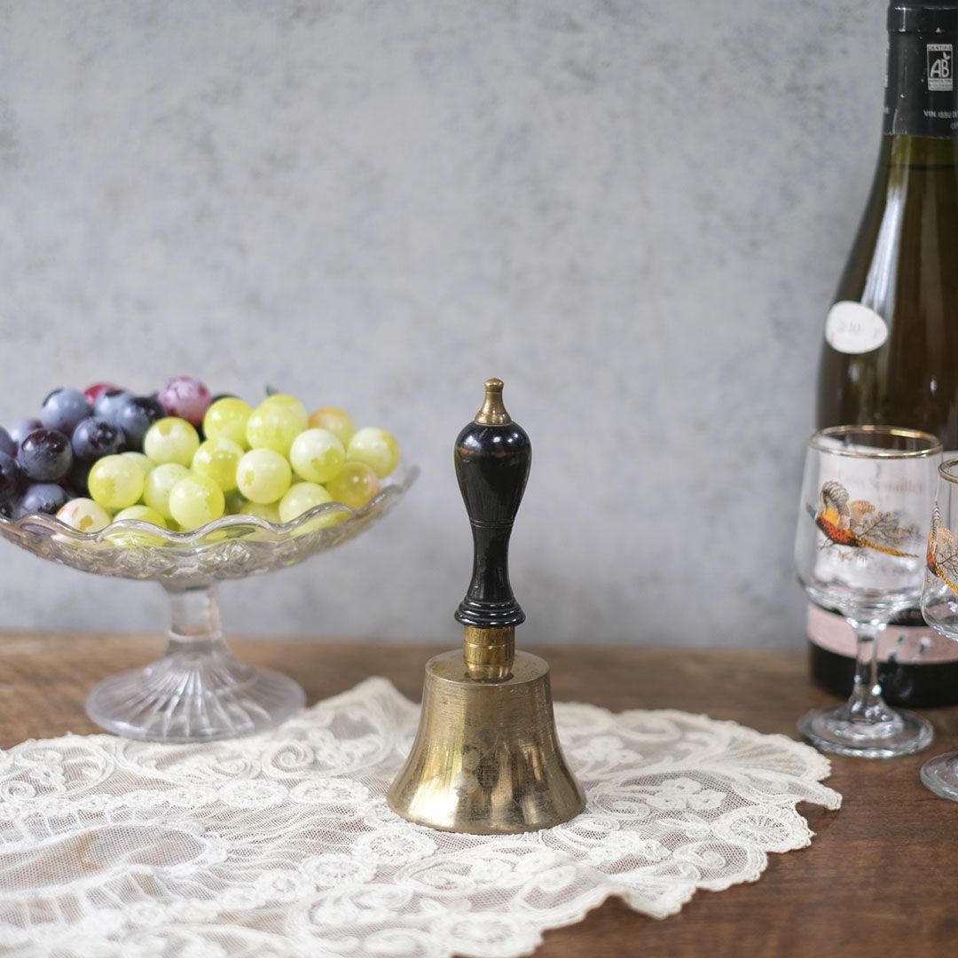 アンティークテーブルベル イギリス 真鍮 呼び鈴