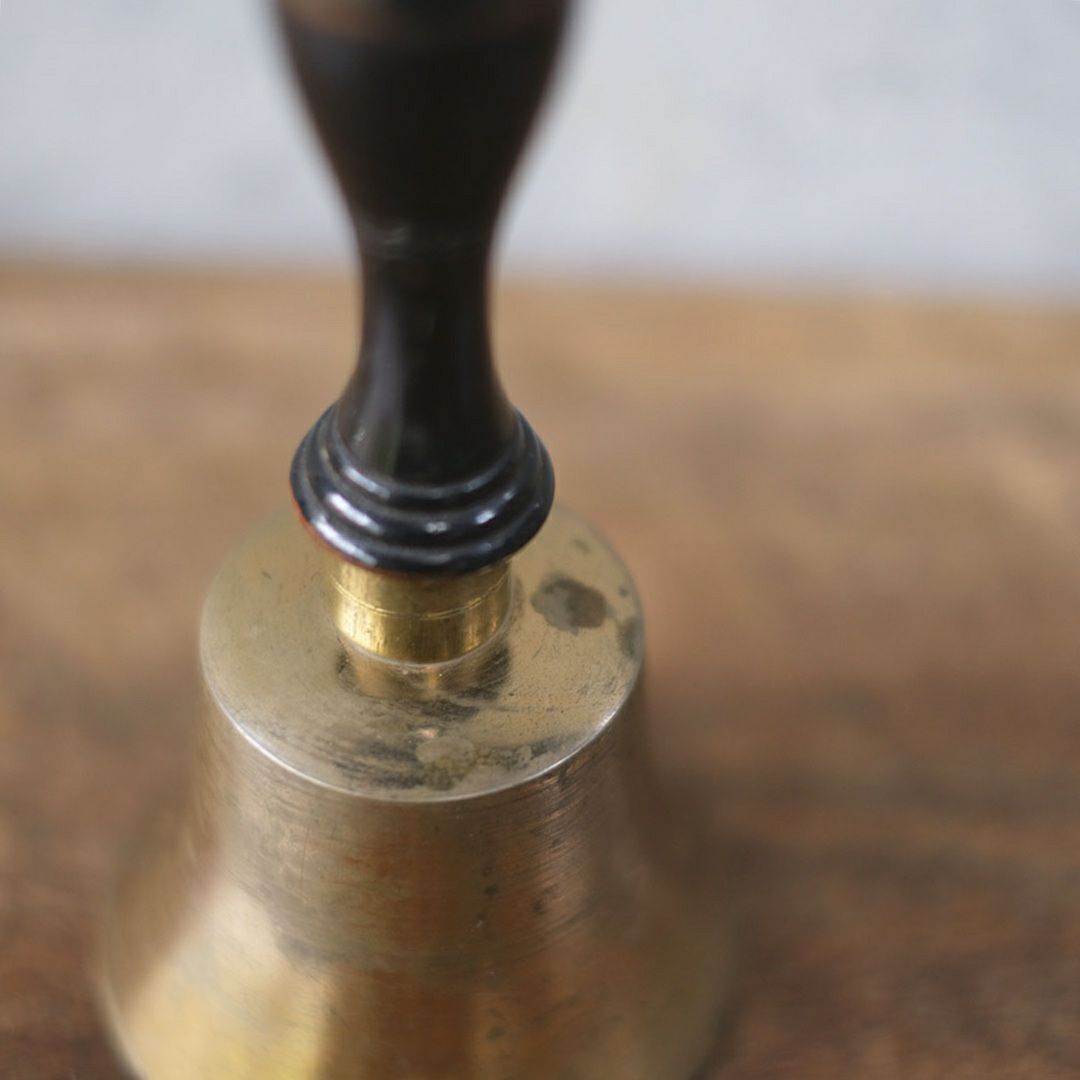 アンティークテーブルベル イギリス 真鍮 呼び鈴6