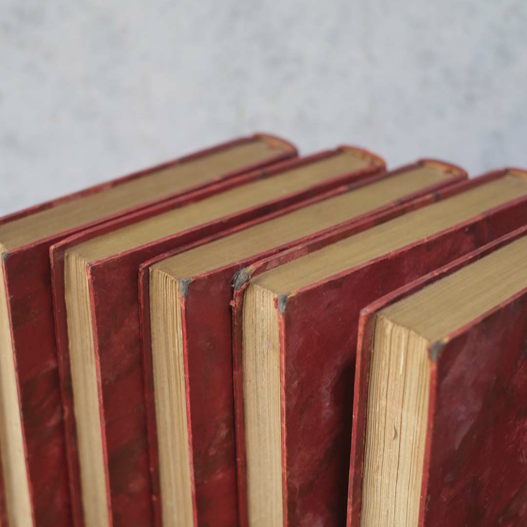 フランス アンティークブック　ジョルジュ・クルトリーヌ作品集 革装丁 1930年代9