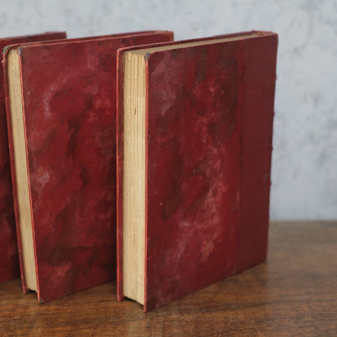 フランス アンティークブック　ジョルジュ・クルトリーヌ作品集 革装丁 1930年代10