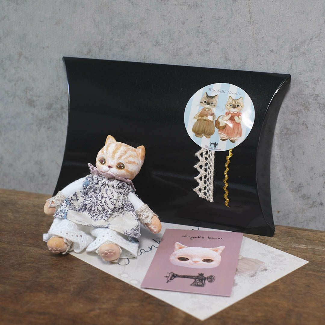奏ちよこ ミニ猫 茶トラ 人形 ドール 空創作家1