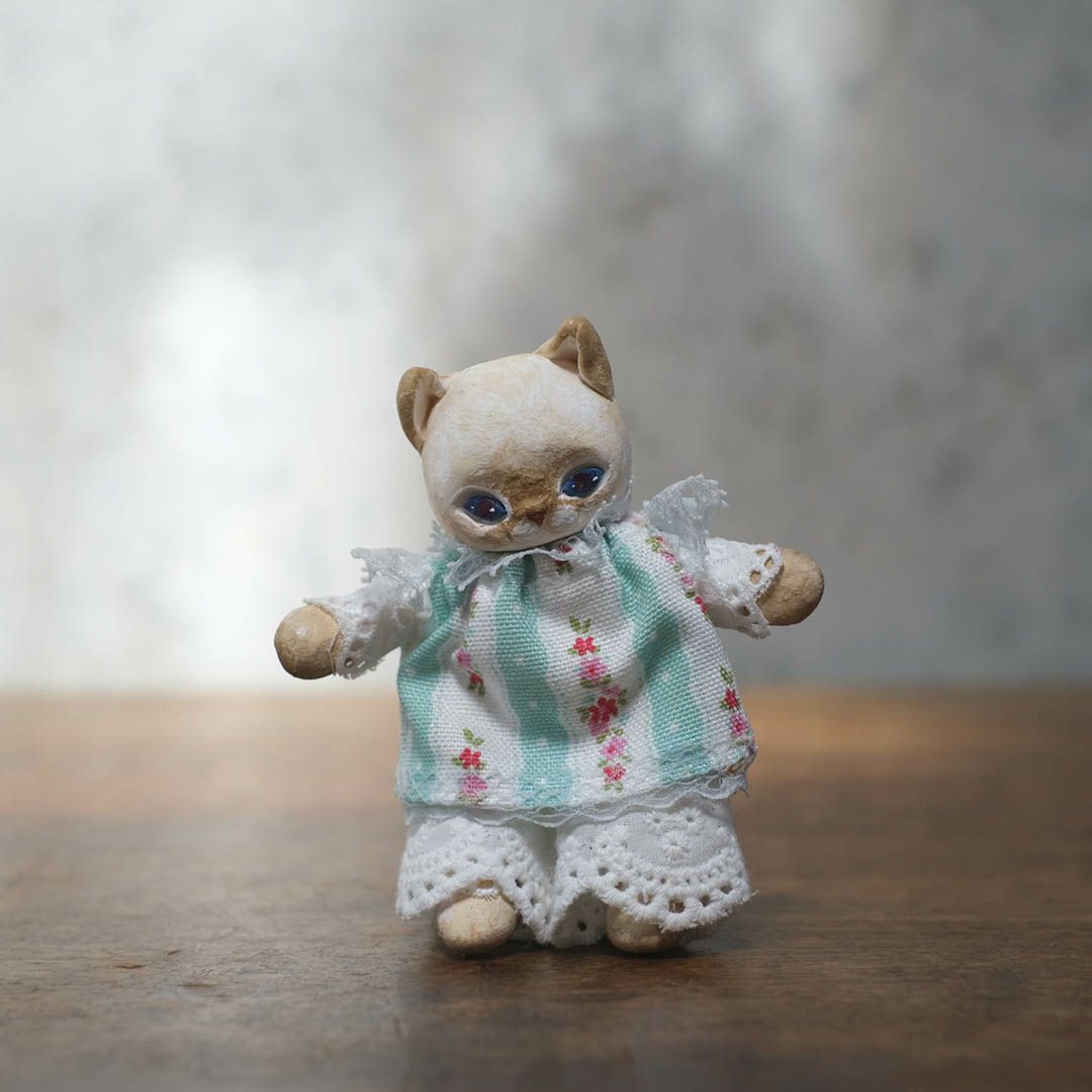 奏ちよこ ミニ猫 茶トラ 人形 ドール 空創作家8