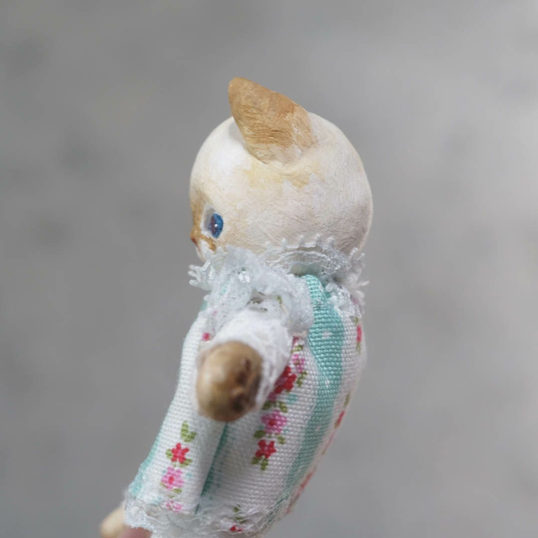 奏ちよこ ミニ猫 茶トラ 人形 ドール 空創作家10