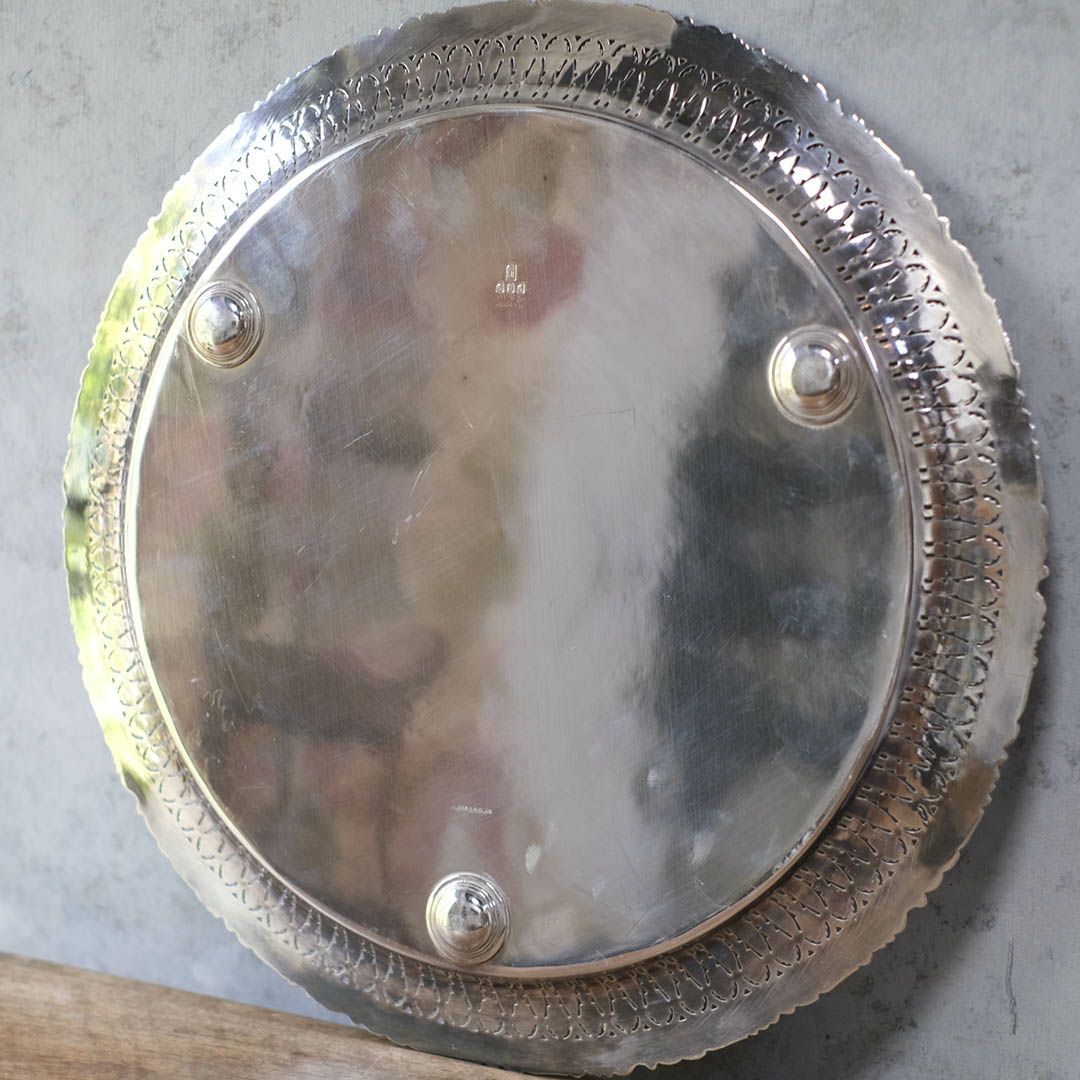 ヴィンテージトレイ シルバープレート 銀メッキ イギリス6