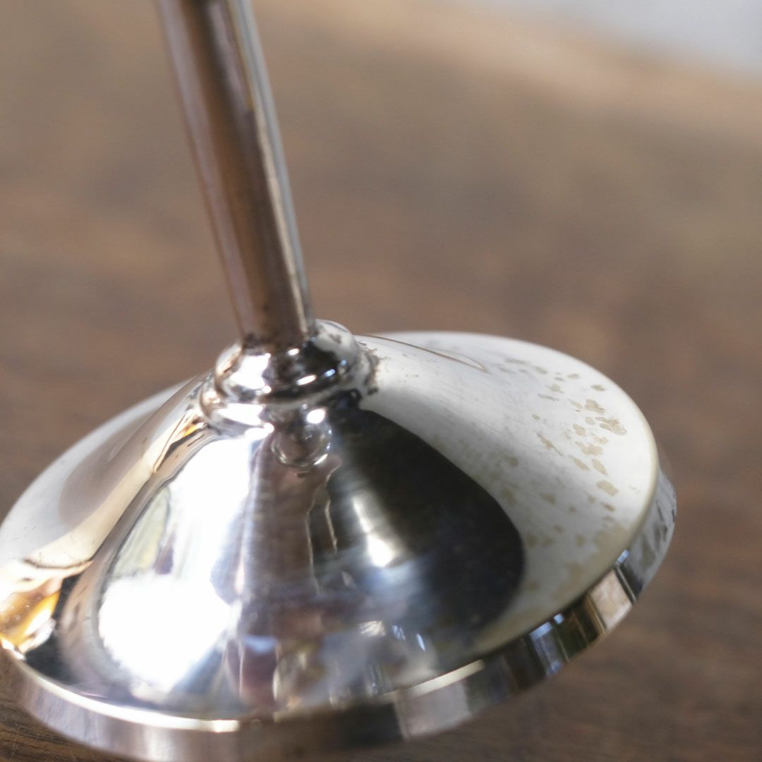 アンティークワイングラス コブレット エーヴィング装飾 シルバープレート 銀メッキ イギリス7