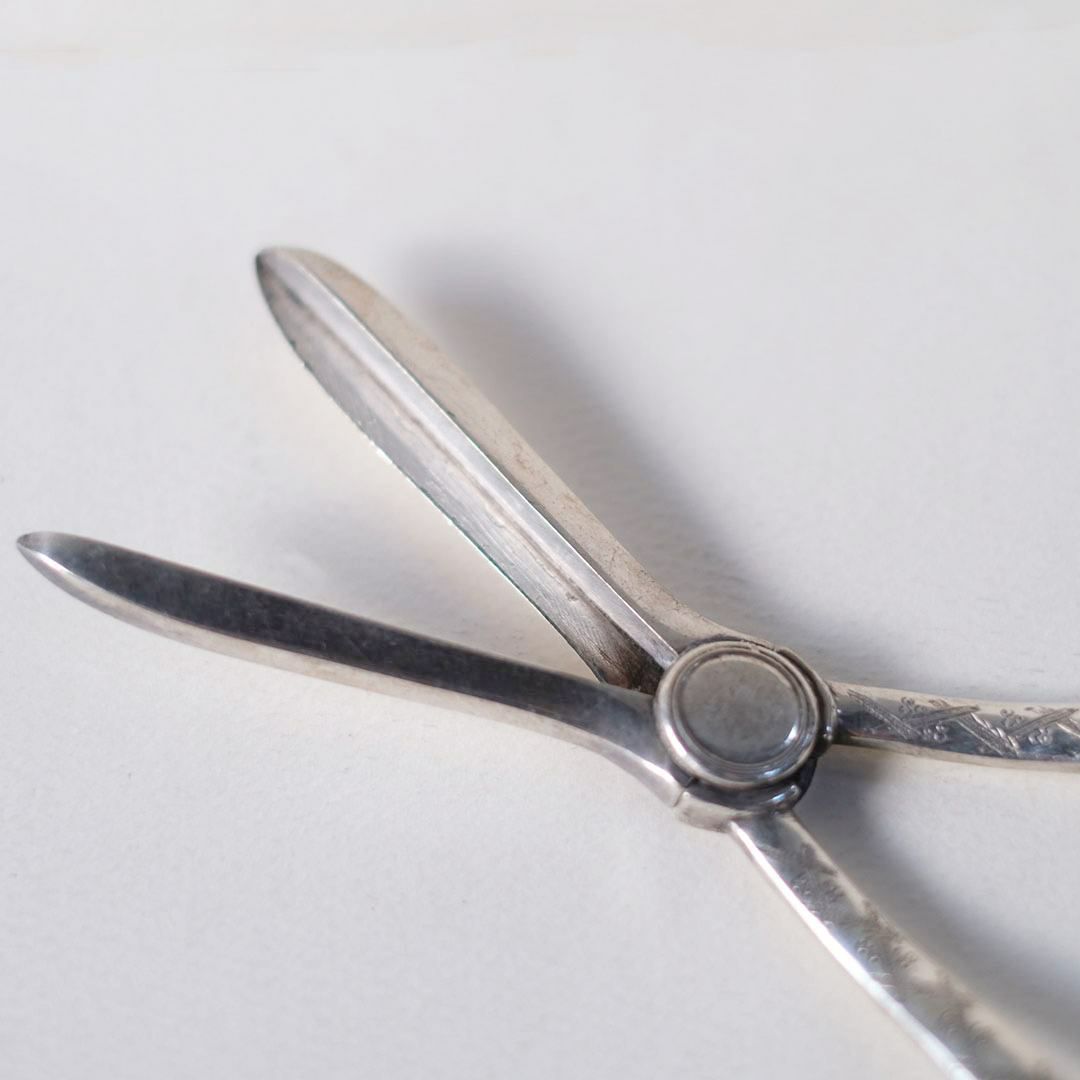 アンティークフルーツシザー シルバープレート 銀メッキ イギリス6