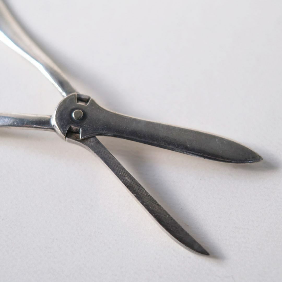 アンティークフルーツシザー シルバープレート 銀メッキ イギリス7