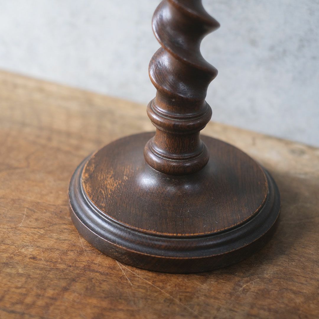 アンティークキャンドルスティック ツイスト キャンドルホルダー イギリス 燭台5