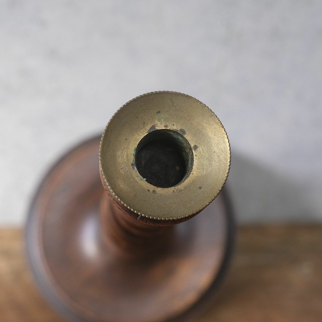 アンティークキャンドルスティック ツイスト キャンドルホルダー イギリス 燭台6