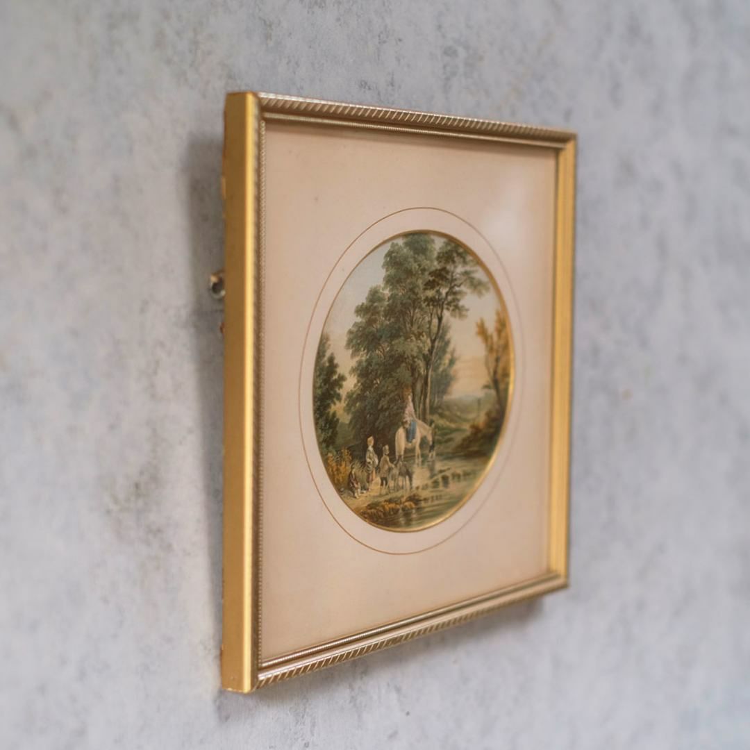 アンティーク リトグラフピクチャー 版画絵 イギリス3