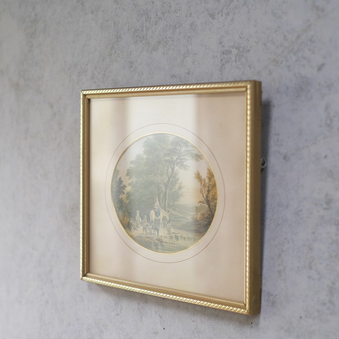 アンティーク リトグラフピクチャー 版画絵 イギリス4