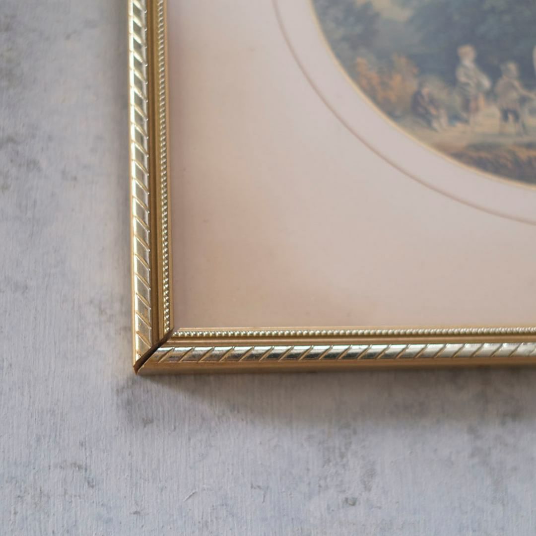 アンティーク リトグラフピクチャー 版画絵 イギリス6