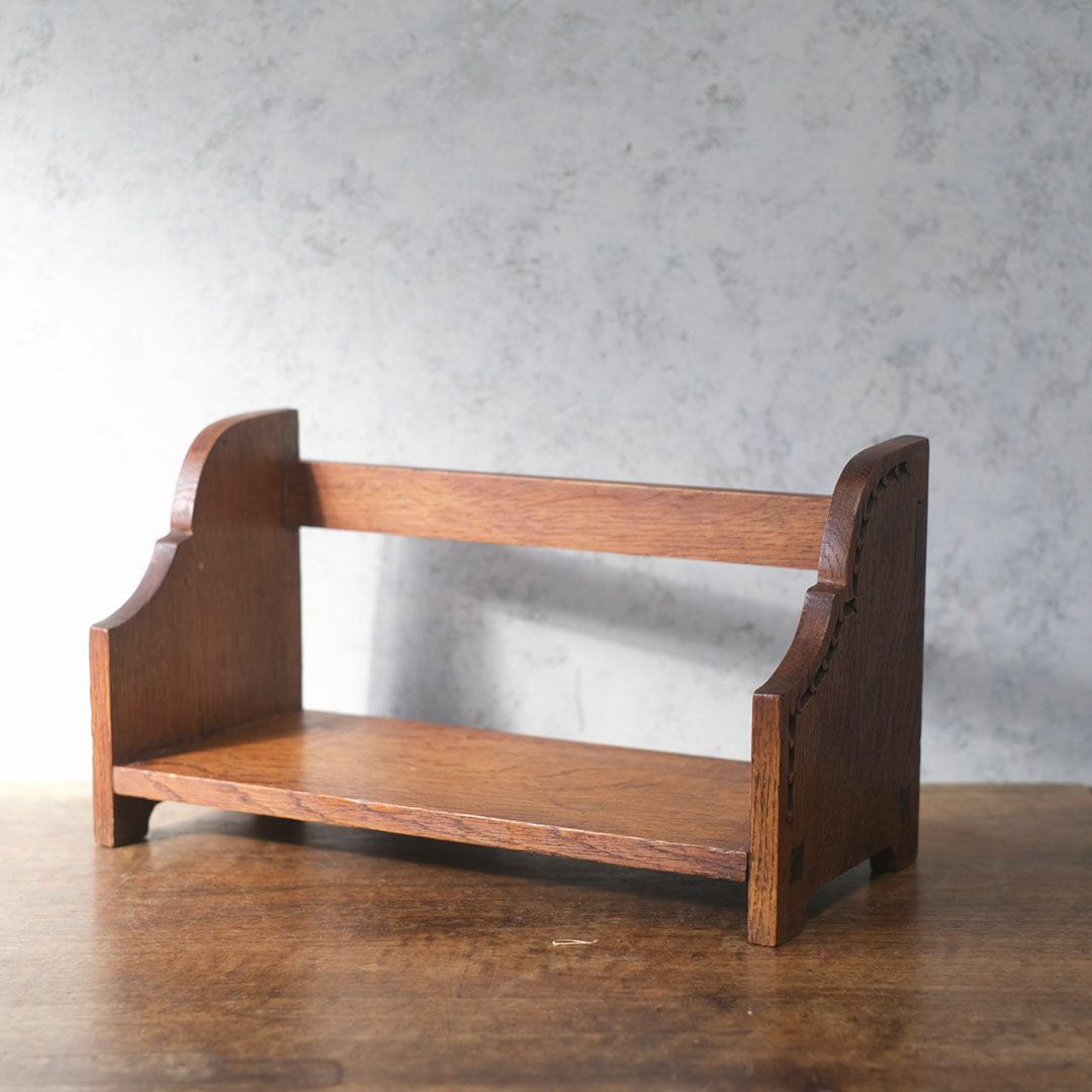 アンティークブックスタンド 木製 フランス1