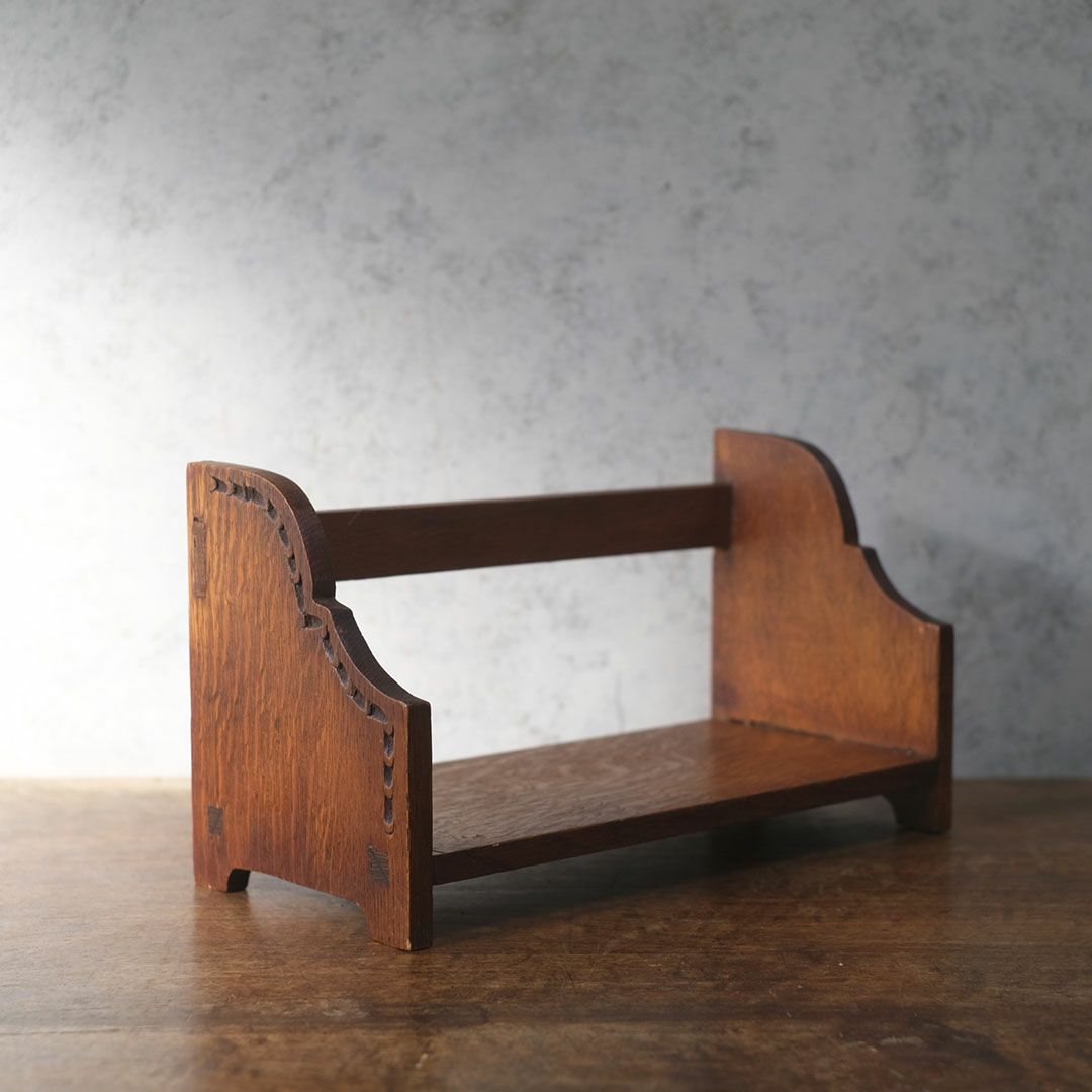 アンティークブックスタンド 木製 フランス2