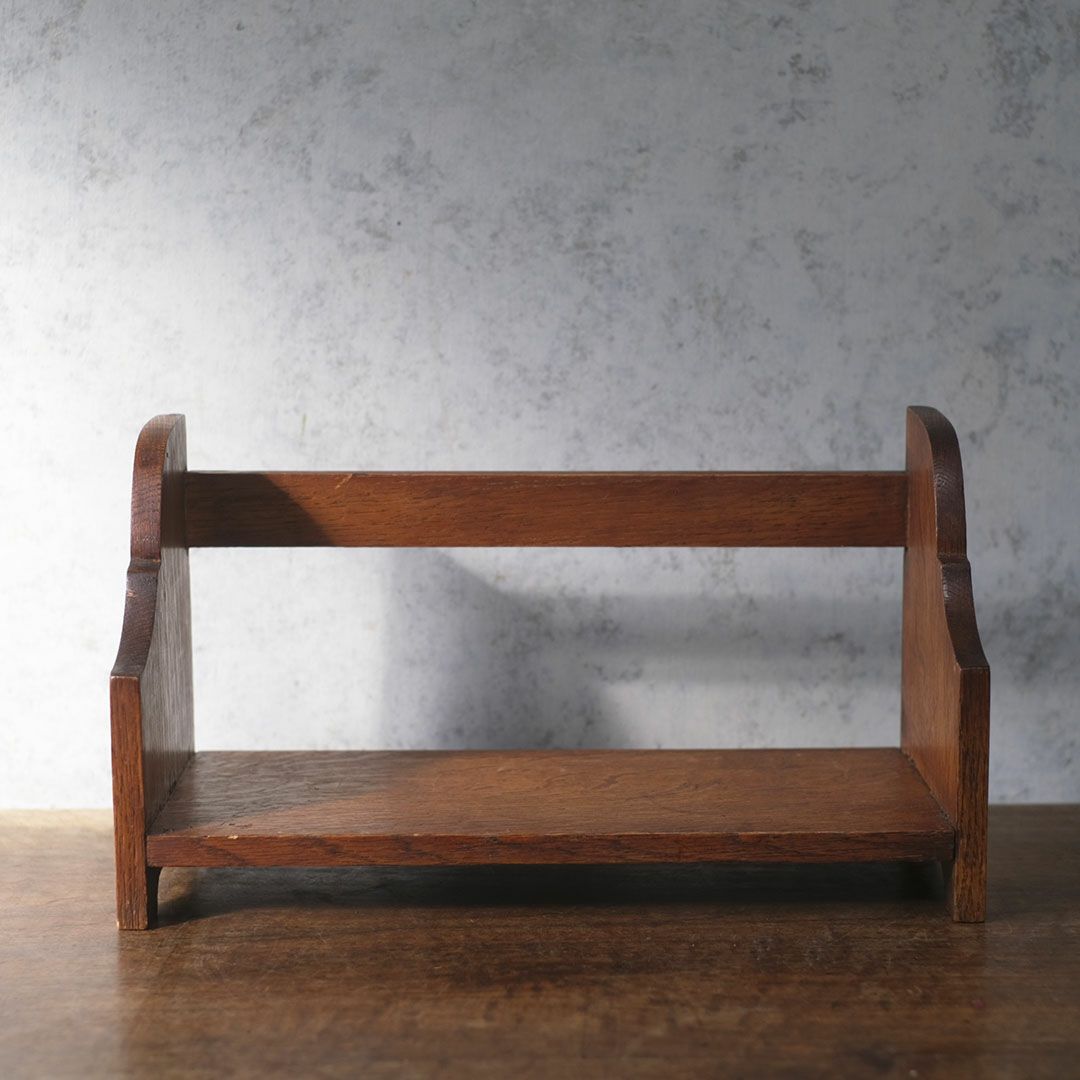 アンティークブックスタンド 木製 フランス3