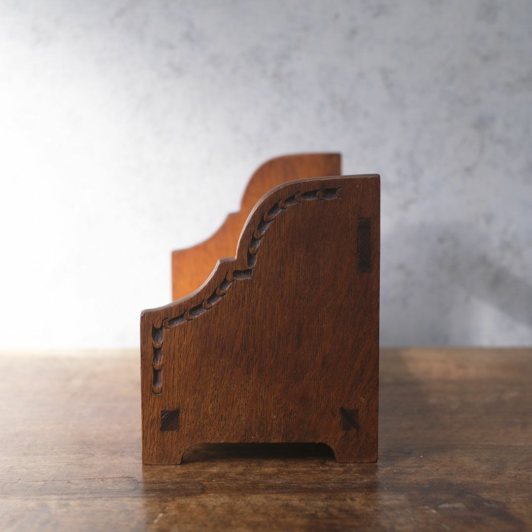 アンティークブックスタンド 木製 フランス4