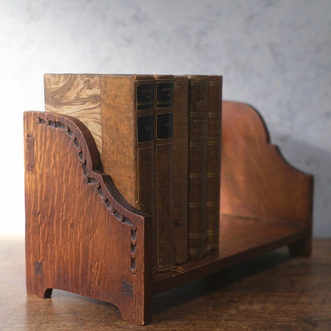 アンティークブックスタンド 木製 フランス7