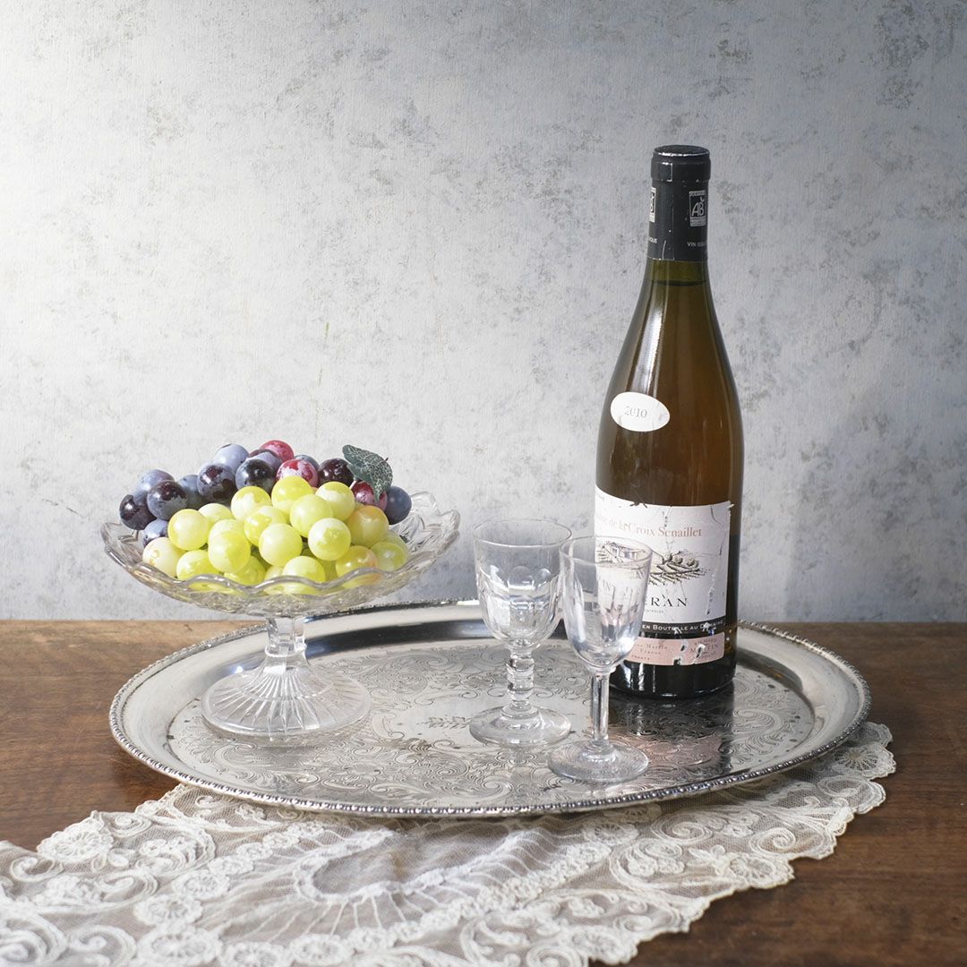 アンティークシルバープレートトレイ 銀メッキ イギリス