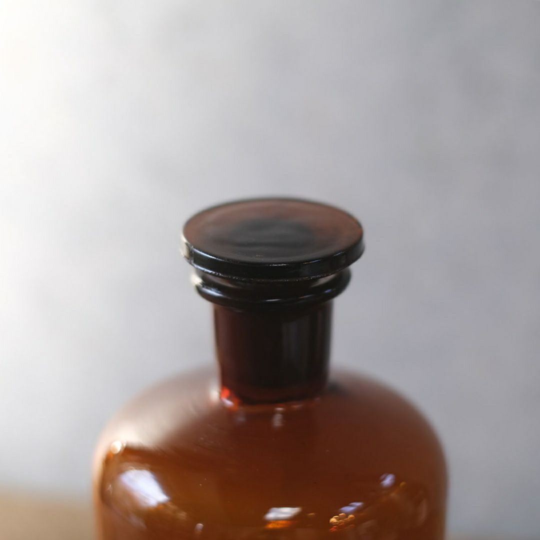 アンティーク薬瓶 メディシンボトル イギリス 蓋付5