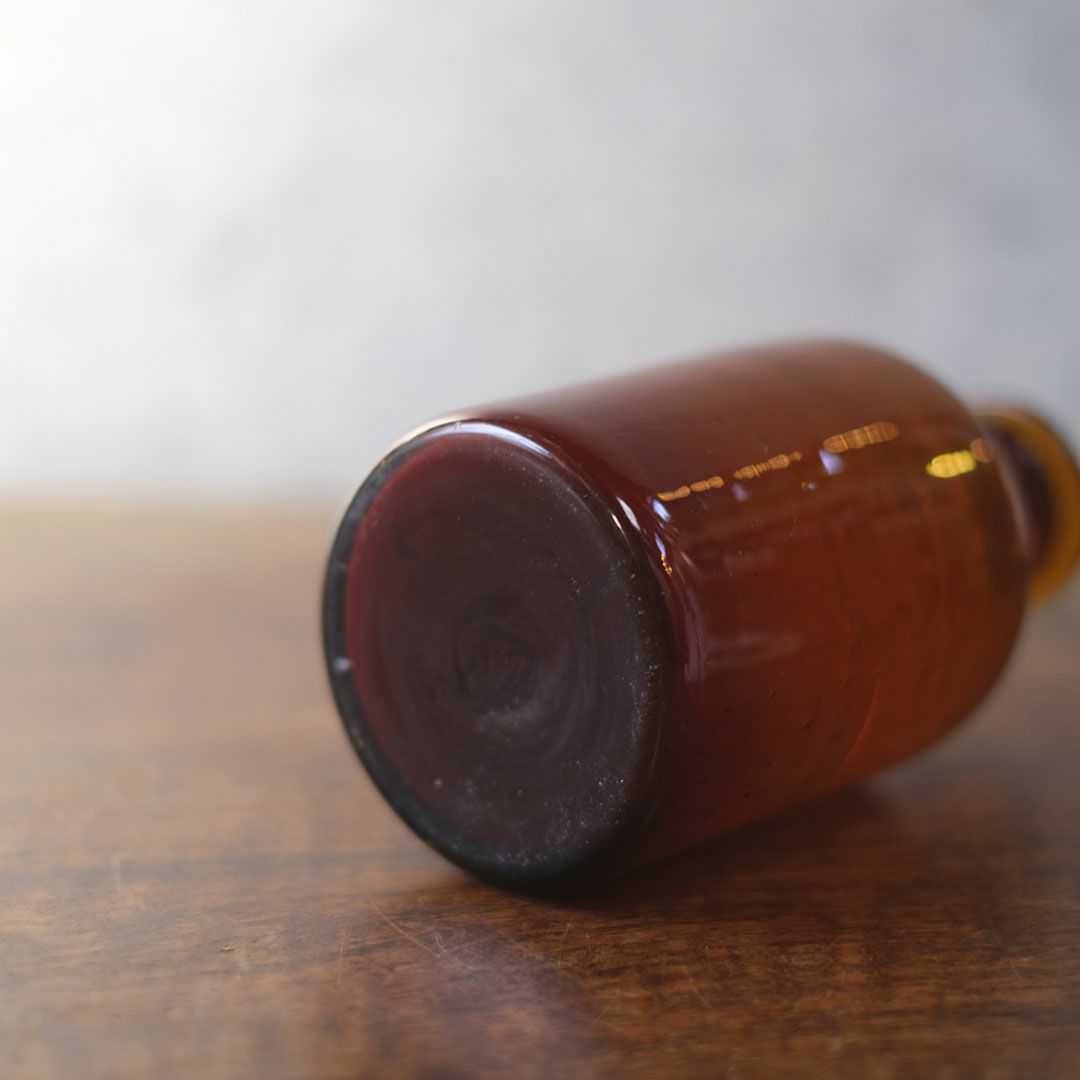 アンティーク薬瓶 メディシンボトル イギリス 蓋付6