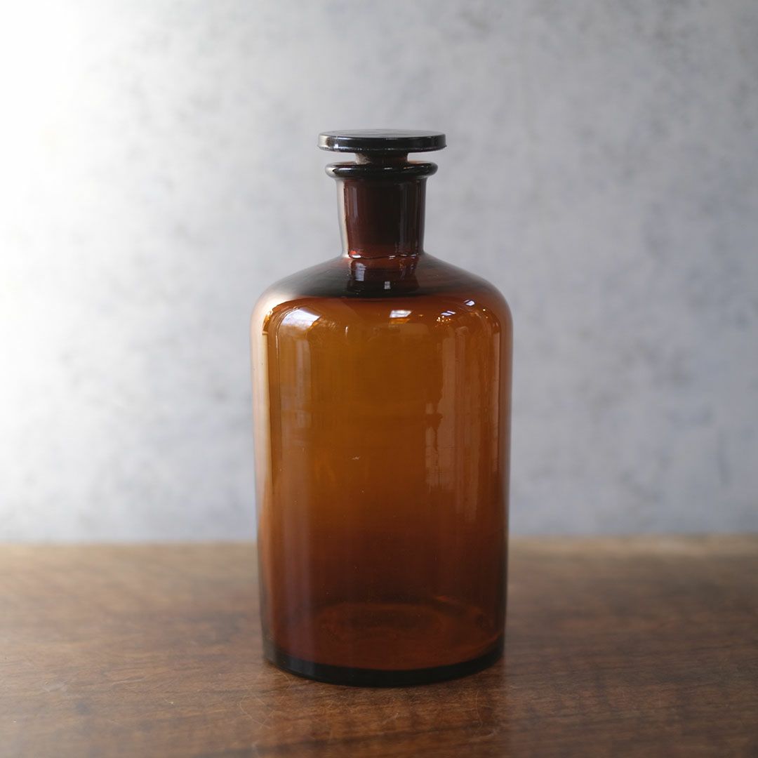 アンティーク薬瓶 メディシンボトル イギリス 蓋付7