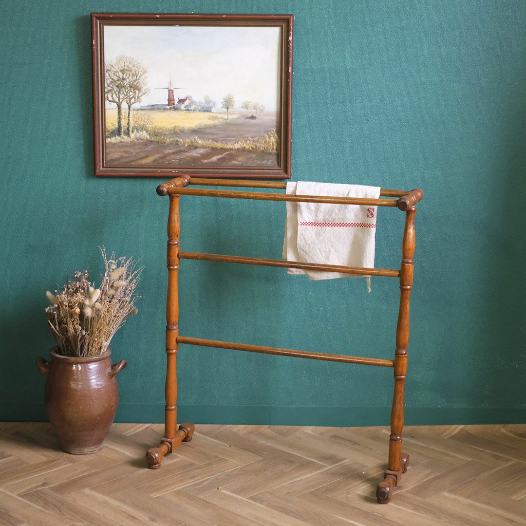 アンティーク タオルレール タオルハンガースタンド フランス