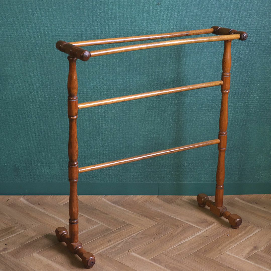 アンティーク タオルレール タオルハンガースタンド フランス2