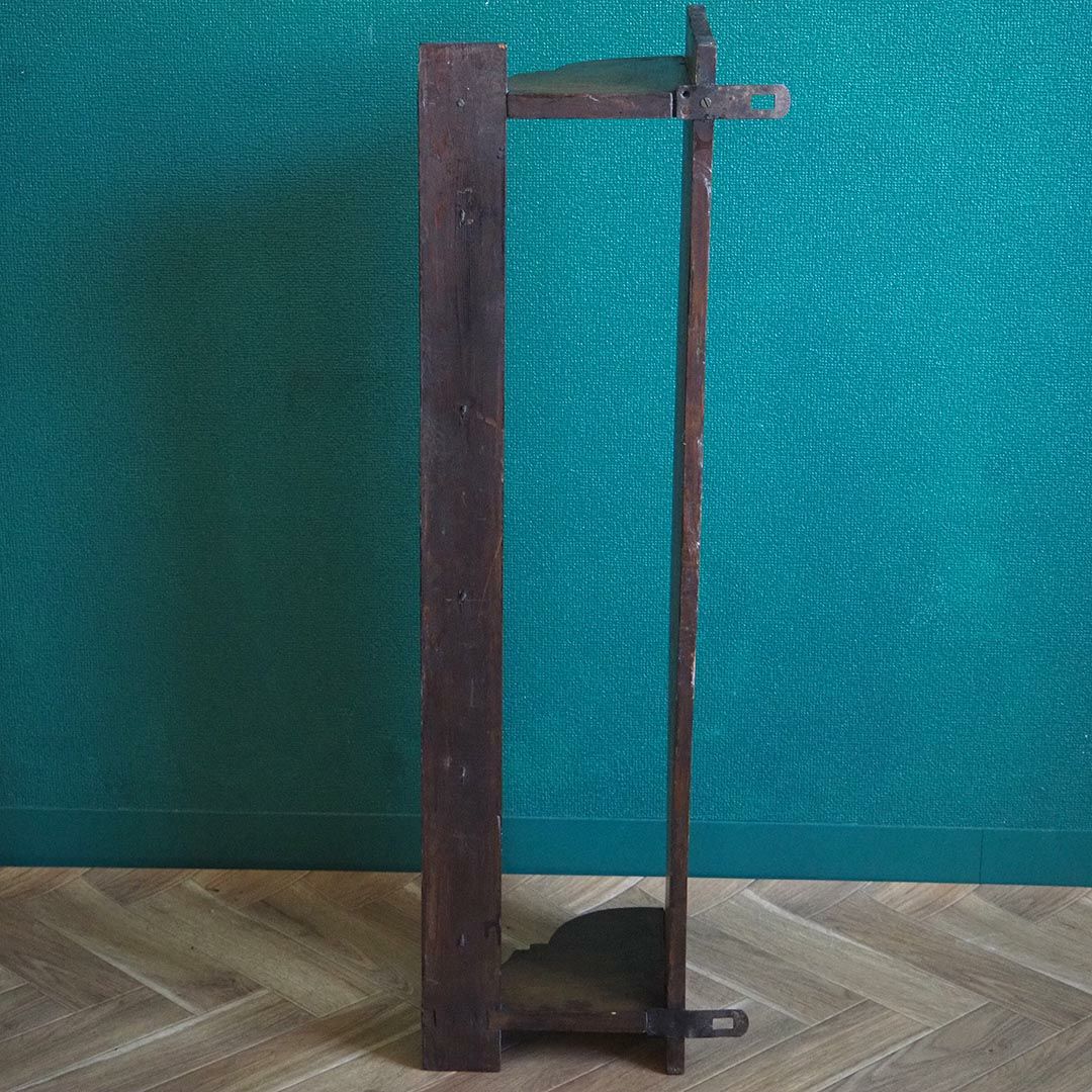 アンティークウォールシェルフ フックボード フランス 5連フック アンティーク家具7