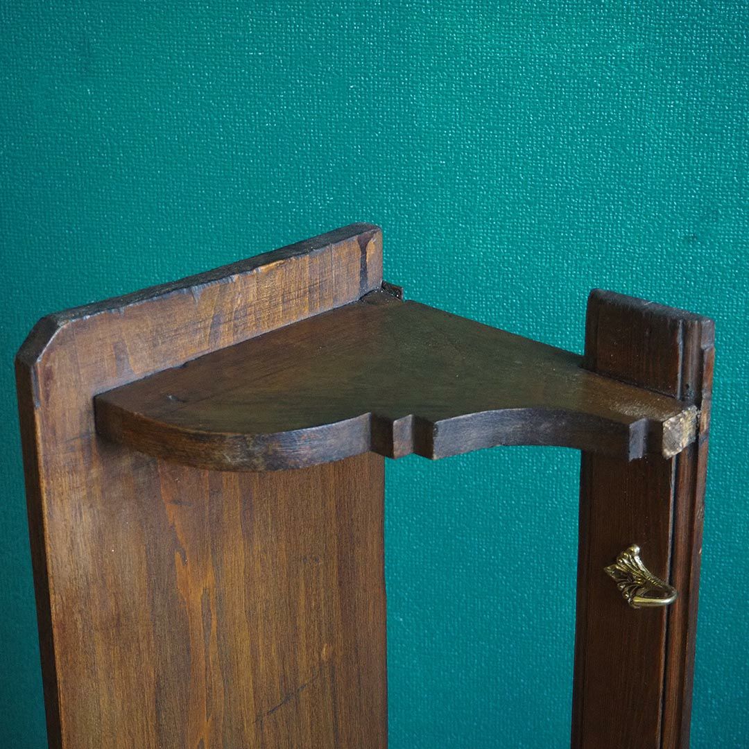 アンティークウォールシェルフ フックボード フランス 5連フック アンティーク家具8