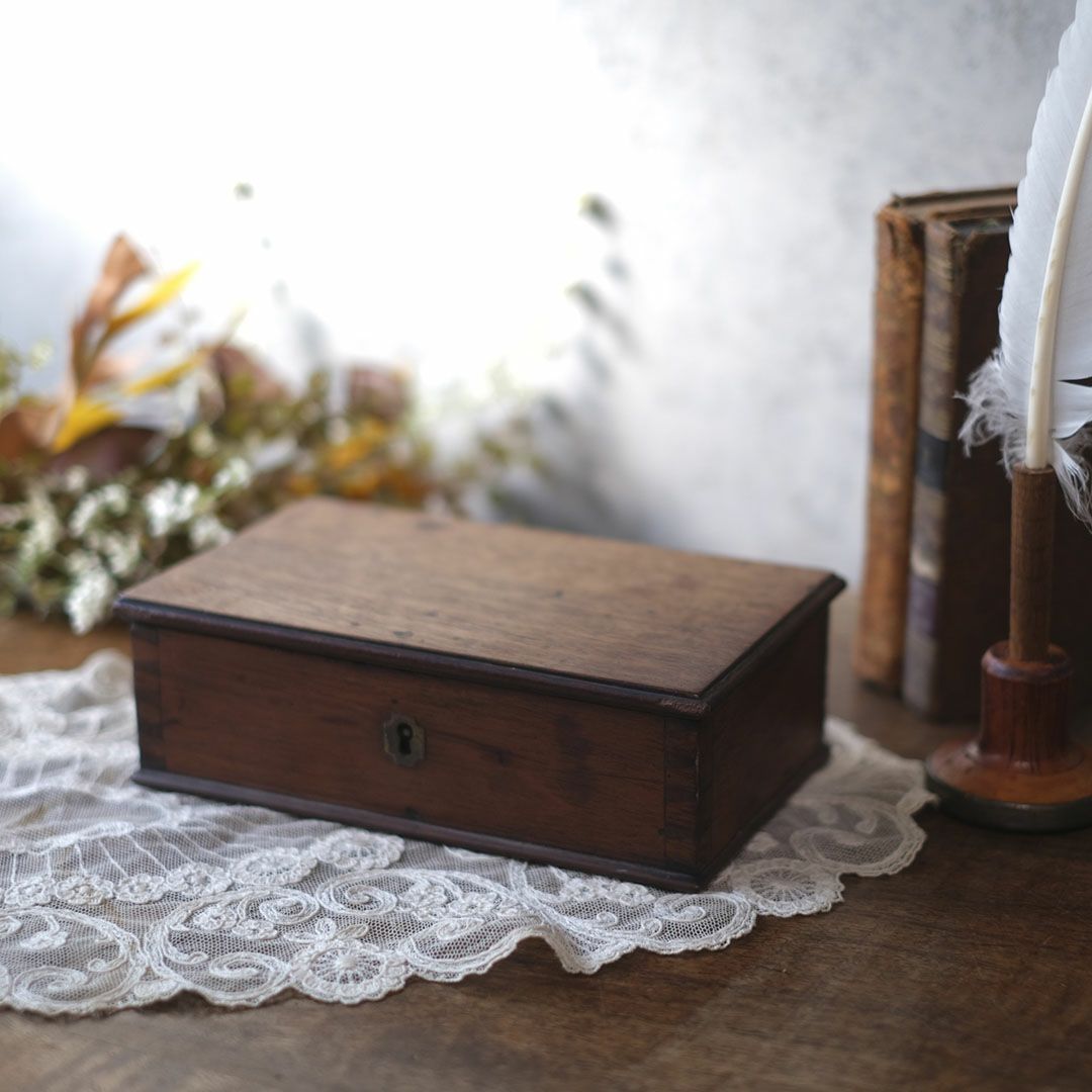 アンティークウッドボックス 木製 木箱 フランス