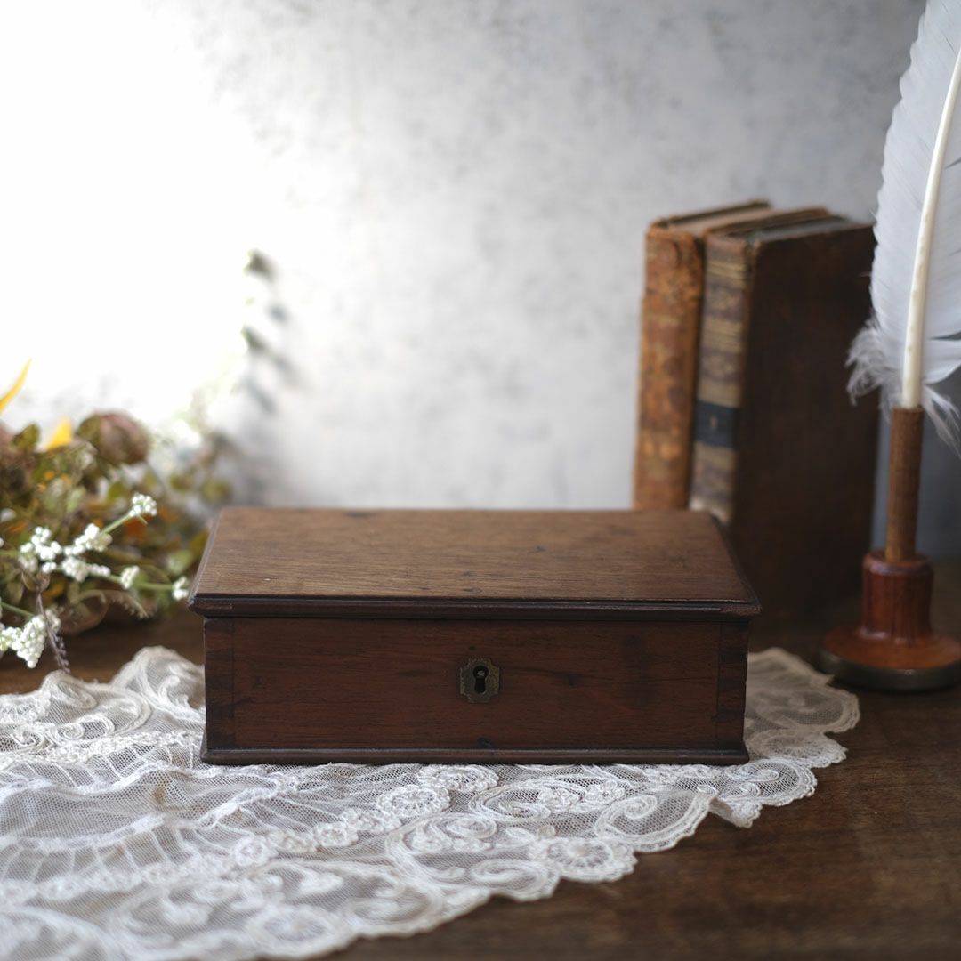 アンティークウッドボックス 木製 木箱 フランス1