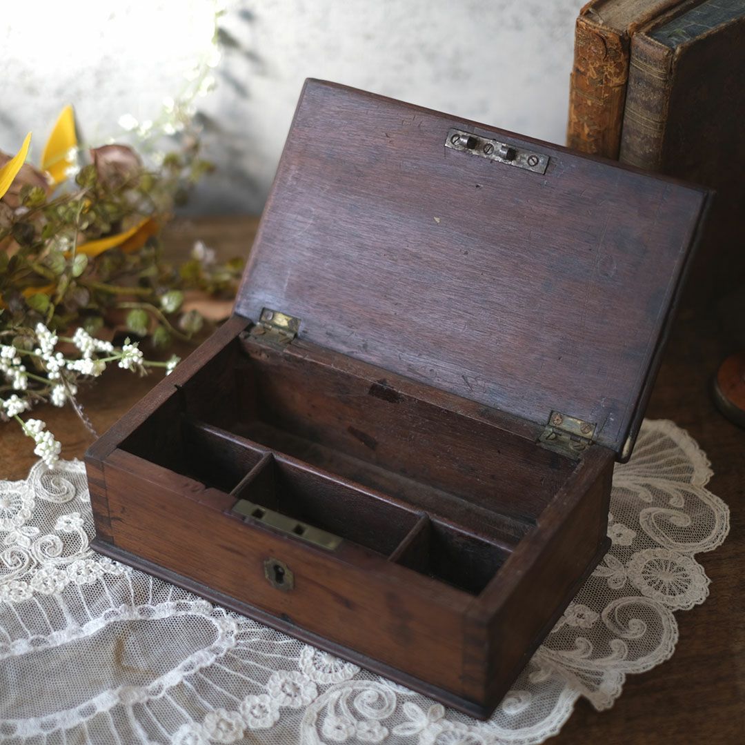アンティークウッドボックス 木製 木箱 フランス2