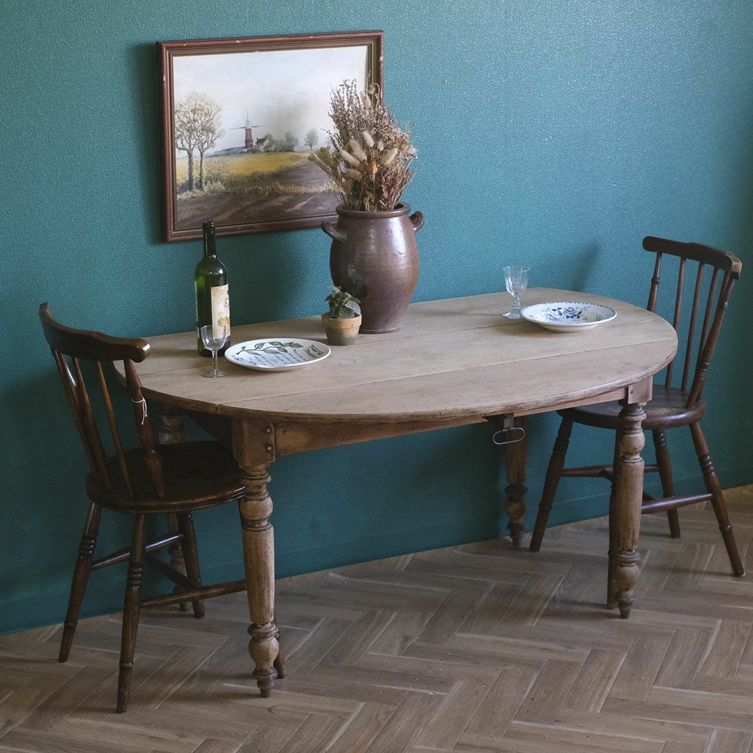 アンティーク ドロップリーフテーブル イギリス 可動天板 4～8人使用可 アンティーク家具2