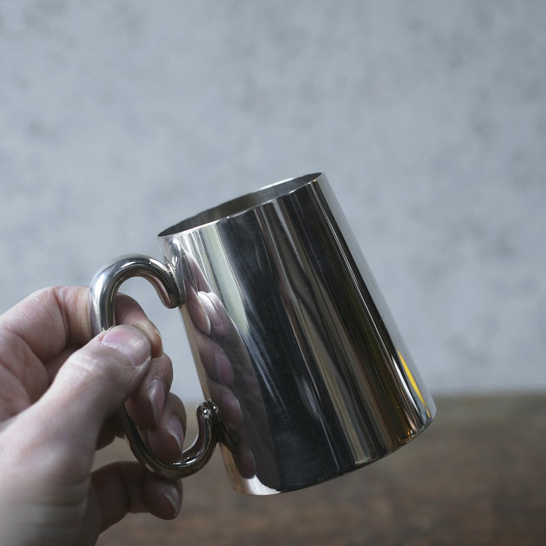 EPNS シルバープレート マグカップ サイズ感