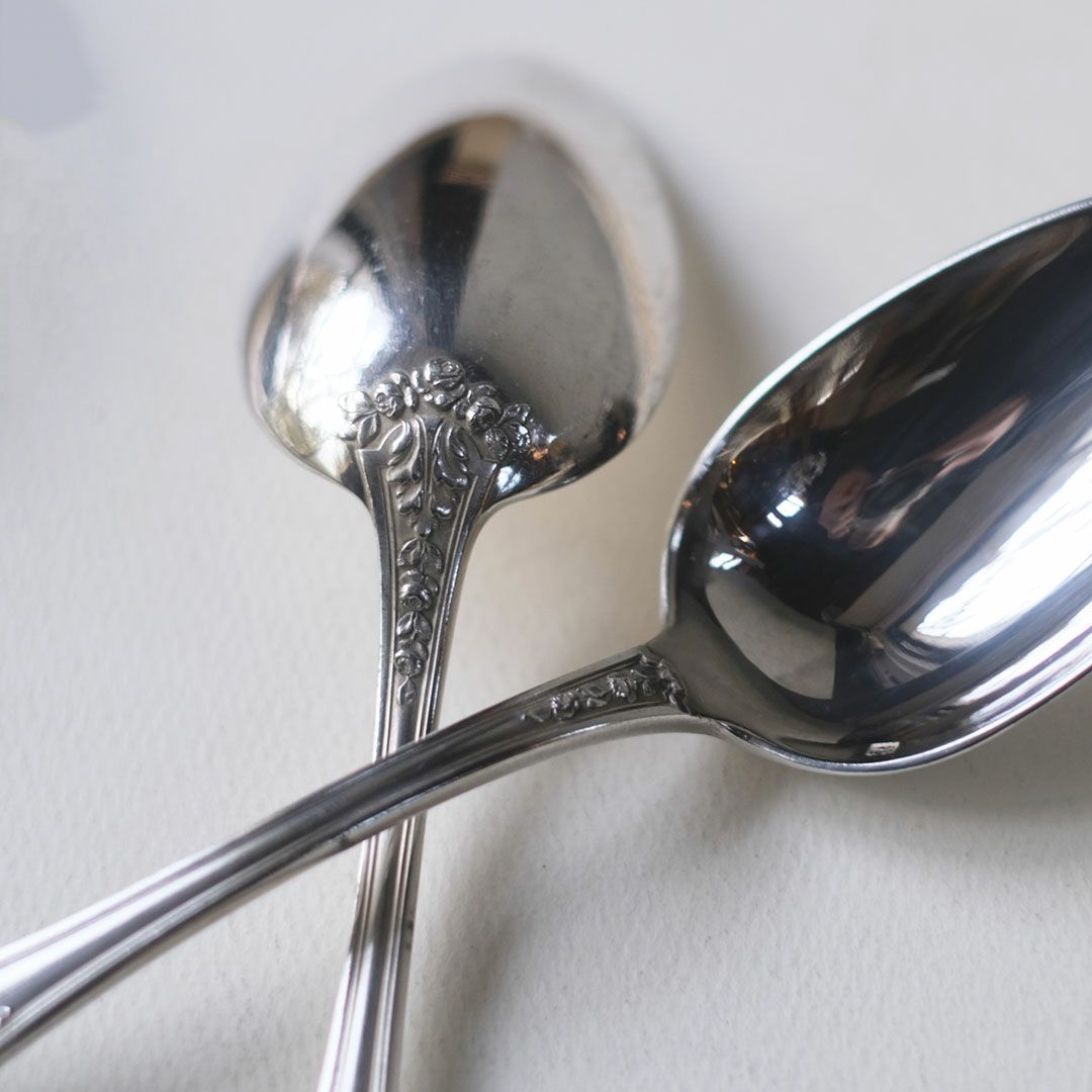 アンティーク スプーン ボウル部分 鏡面仕上げ
