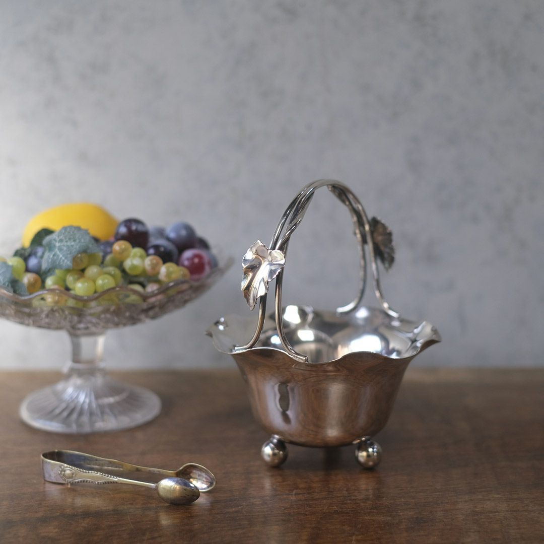 ヴィンテージスイートバスケット シルバープレート 銀メッキ1