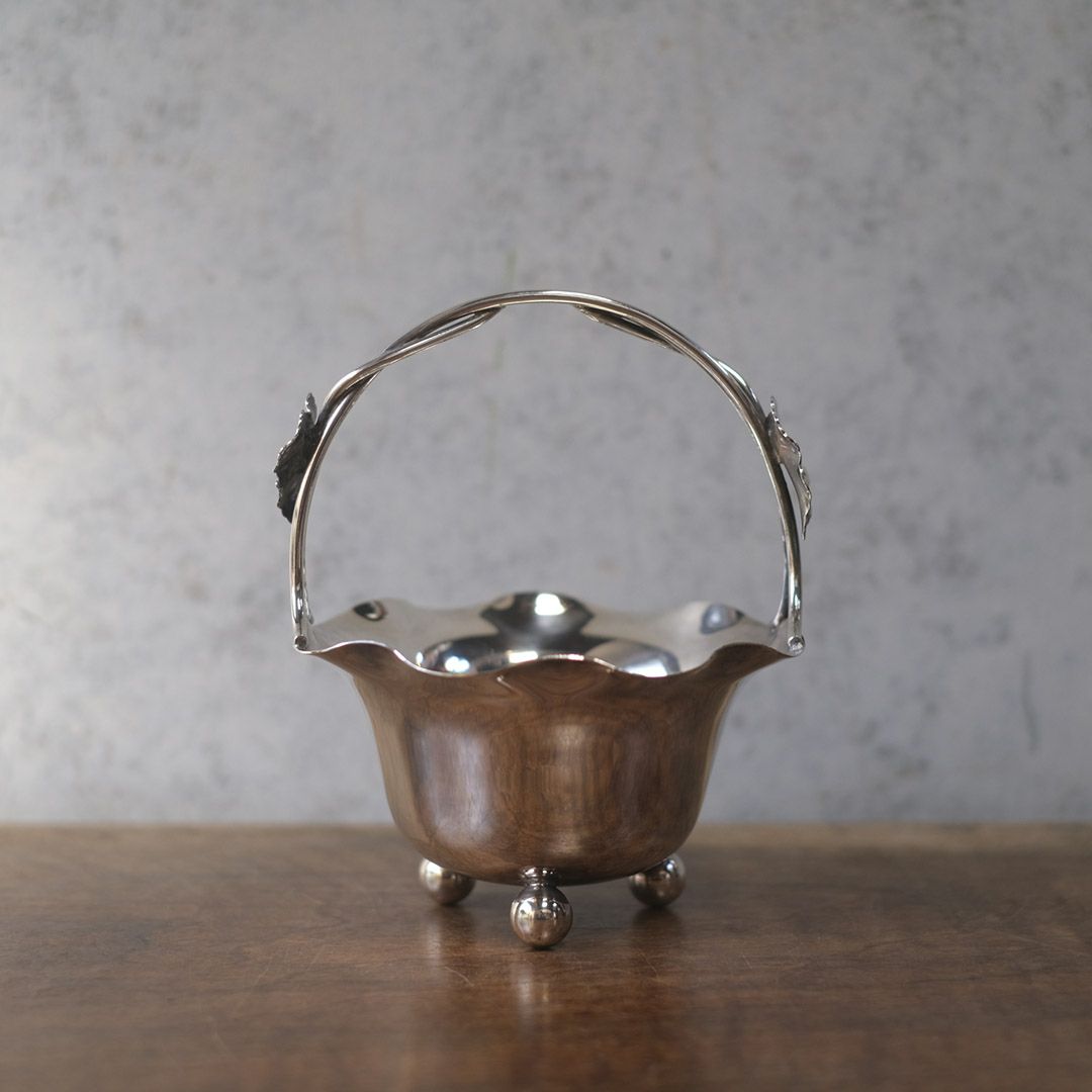 ヴィンテージスイートバスケット シルバープレート 銀メッキ3